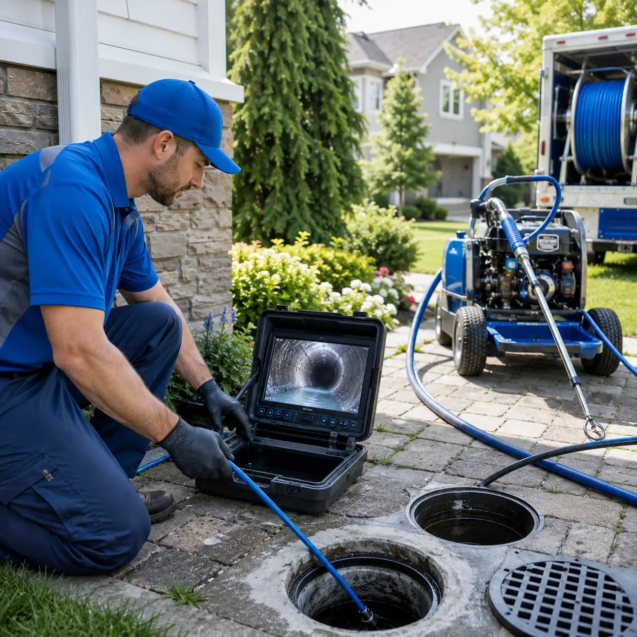 Outdoor drain cleaning professionals serving Point Pleasant, PA